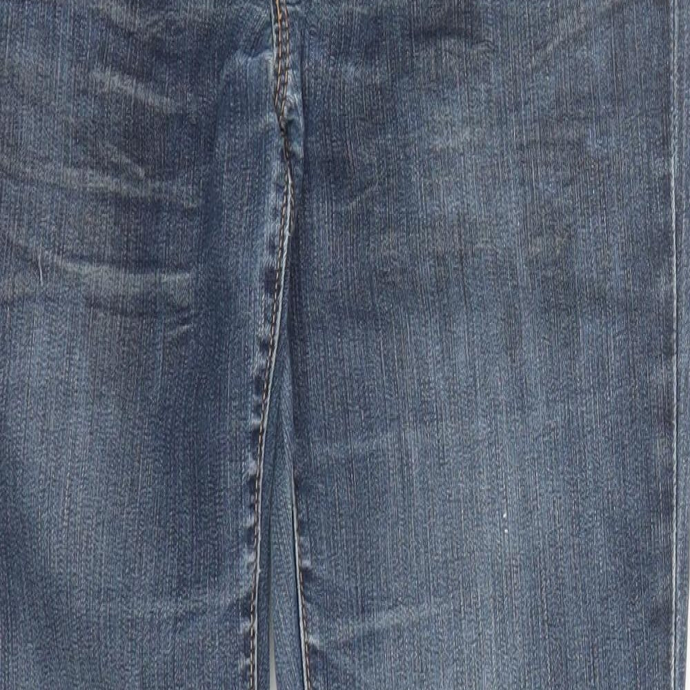 Gap Womens Blue Cotton Skinny Jeans Size 8 L32 in Regular Zip
