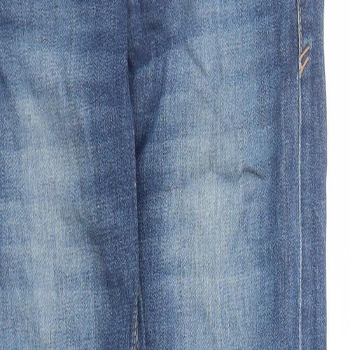 Terranova Womens Blue Cotton Skinny Jeans Size XS L29 in Regular Zip