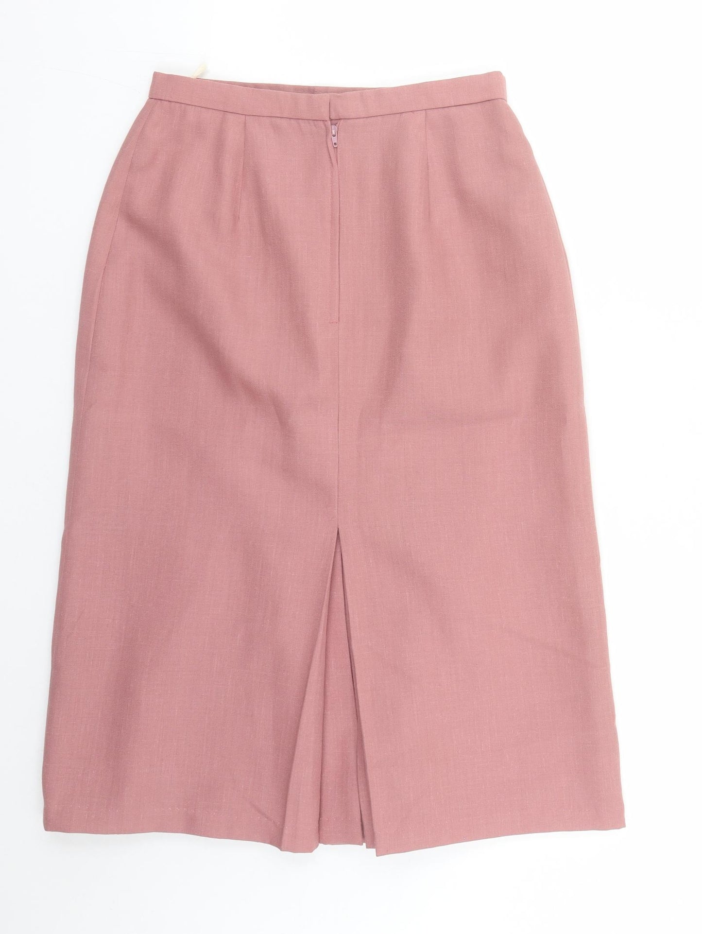 Just You Womens Pink Polyester A-Line Skirt Size 28 in Zip - Lined