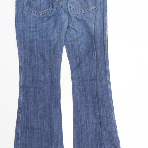 BDG Womens Blue Cotton Flared Jeans Size 32 in L33 in Regular Zip