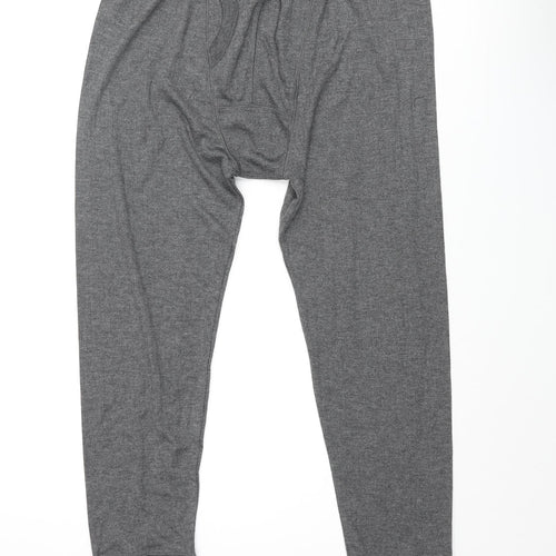 Debenahams Mens Green Solid Polyester Lounge Pants Size M Pullover