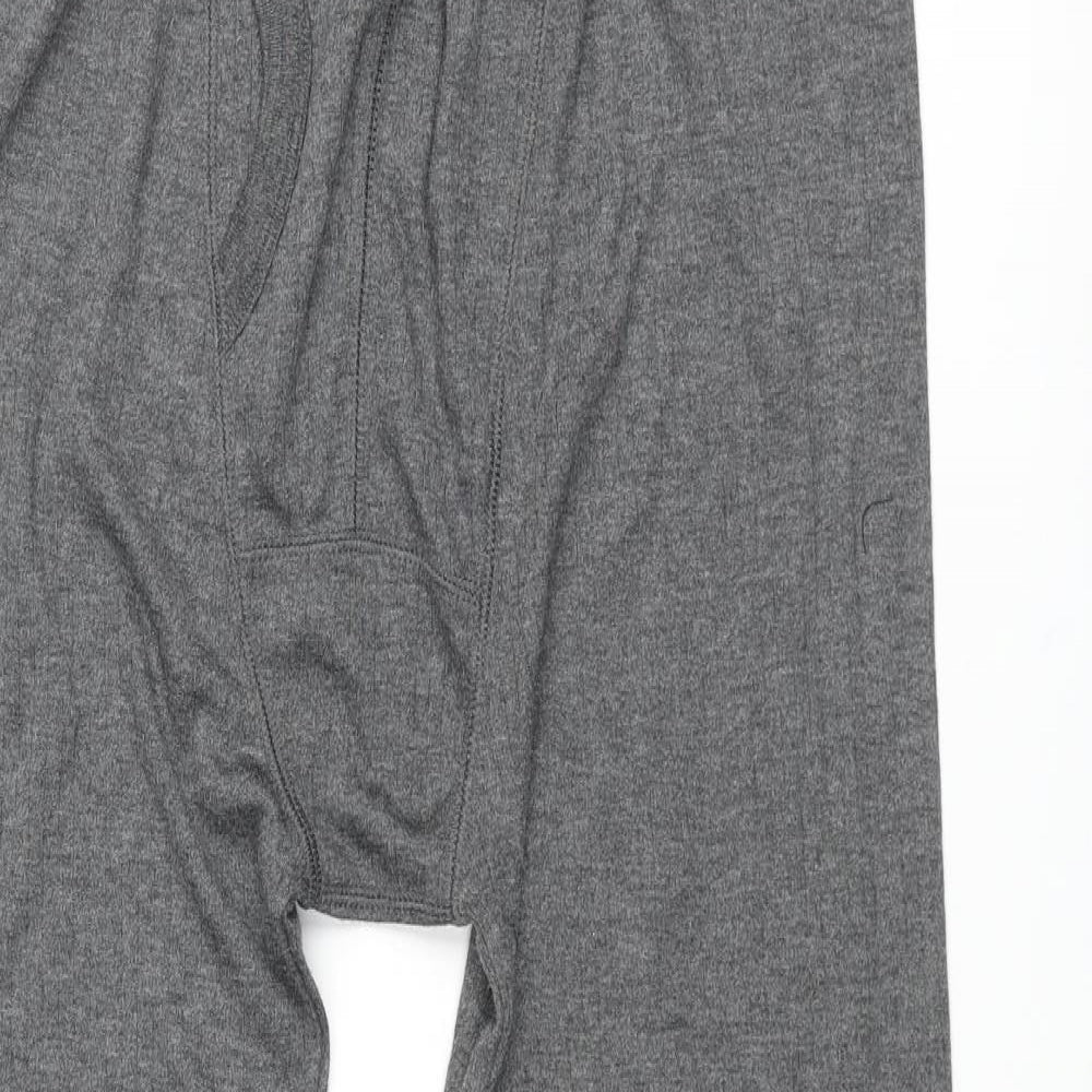 Debenahams Mens Green Solid Polyester Lounge Pants Size M Pullover