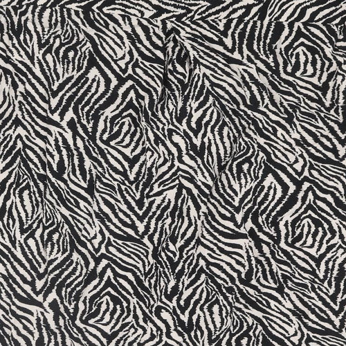 Beloved Womens Black Animal Print Viscose Basic Blouse Size 18 V-Neck - Tiger Print
