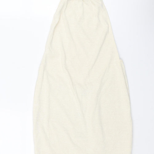 Motel Womens Ivory Viscose Mini Size XS Halter Tie
