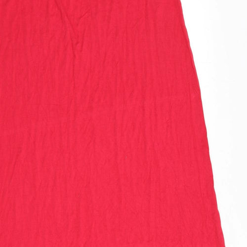 NEXT Womens Pink Viscose Maxi Size 12 Scoop Neck Pullover