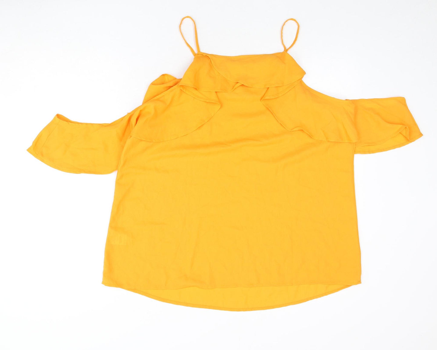 Studio Womens Orange Polyester Camisole Tank Size 16 Scoop Neck - Size 16-18