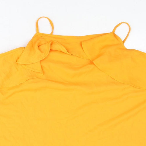Studio Womens Orange Polyester Camisole Tank Size 16 Scoop Neck - Size 16-18