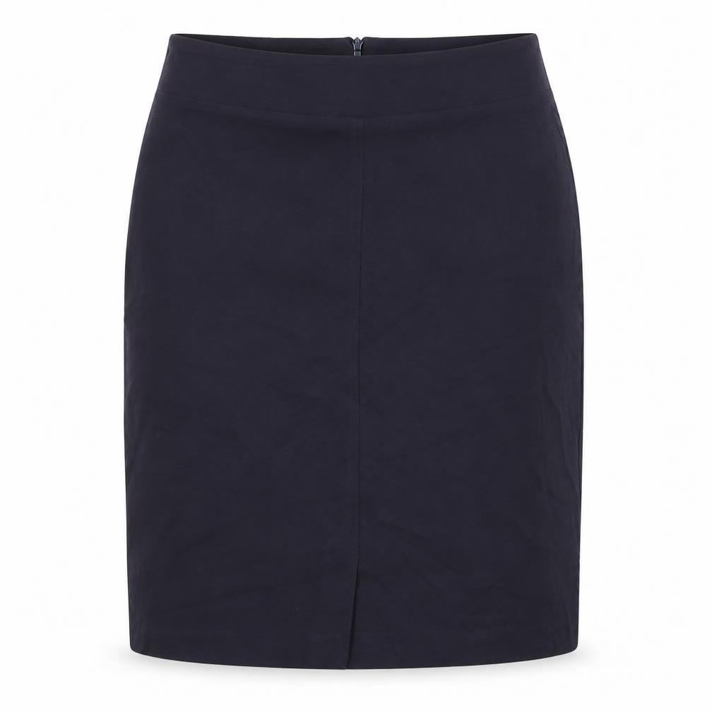 David Napier Womens Purple Polyester Straight & Pencil Skirt Size 14 Zip - Slit