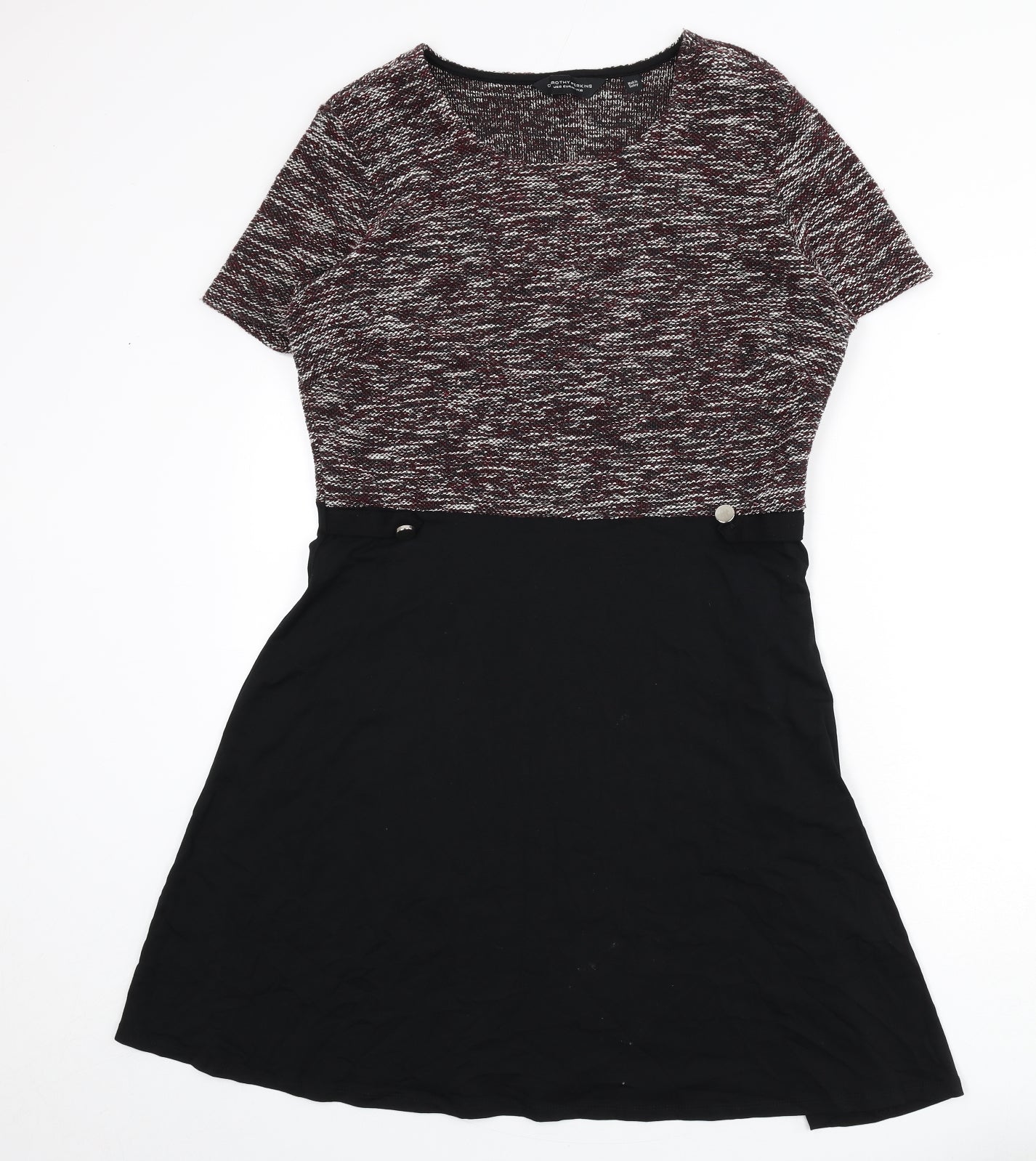 Dorothy Perkins Womens Multicoloured Cotton A-Line Size 16 Round Neck Pullover