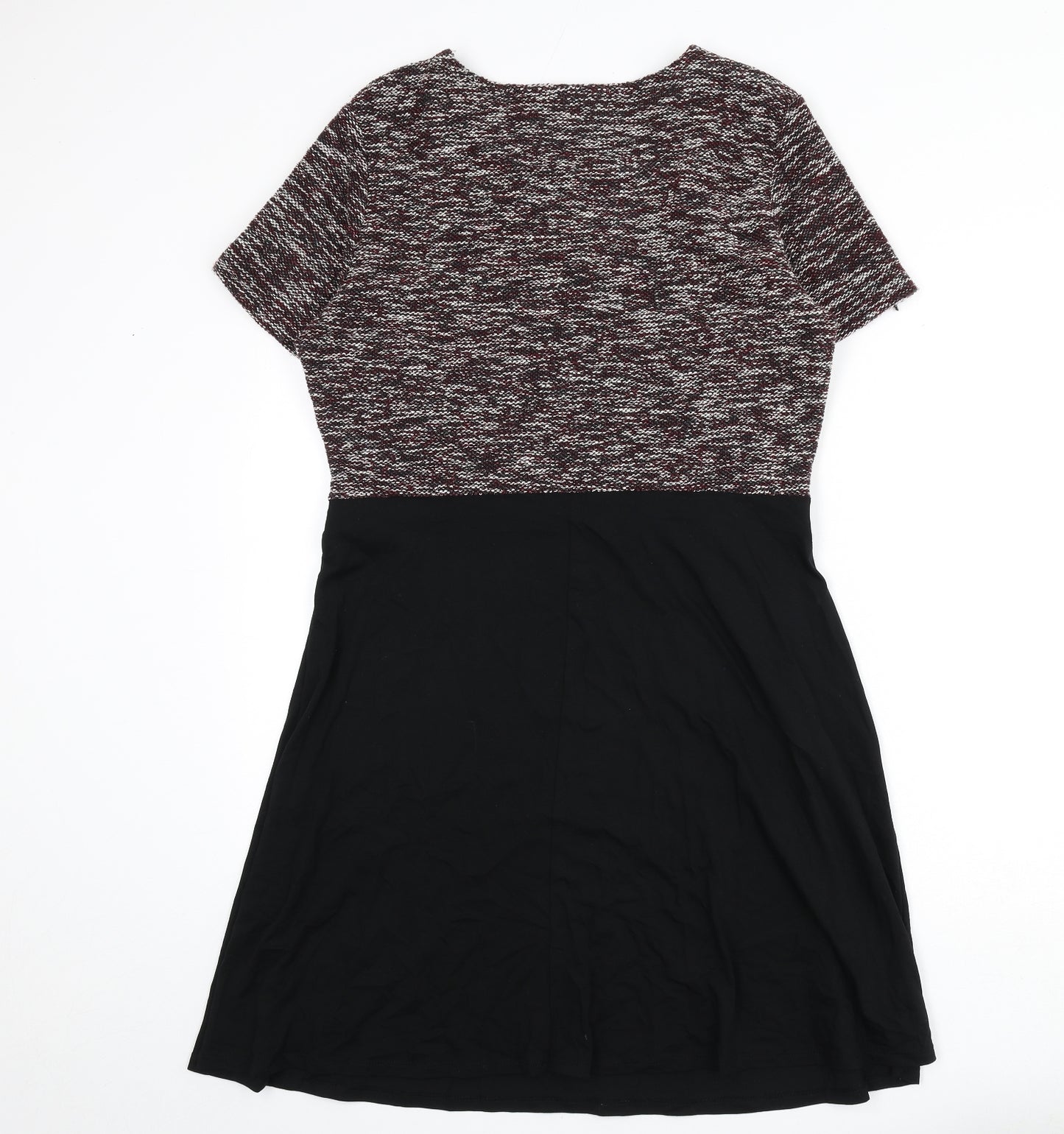 Dorothy Perkins Womens Multicoloured Cotton A-Line Size 16 Round Neck Pullover