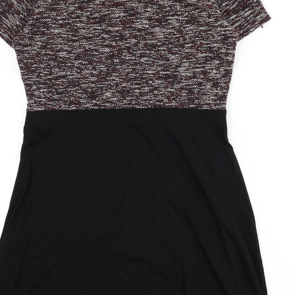 Dorothy Perkins Womens Multicoloured Cotton A-Line Size 16 Round Neck Pullover