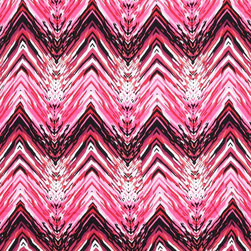 Annabelle Womens Multicoloured Geometric Viscose Flare Skirt Size 20 - Zig Zag Pattern