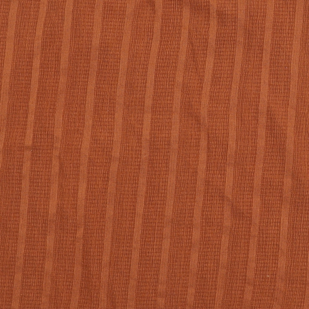 Marks and Spencer Womens Orange Striped Polyester Basic T-Shirt Size 16 V-Neck