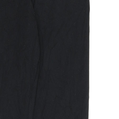 Marks and Spencer Womens Black Polyester Capri Leggings Size 31 in L26 in