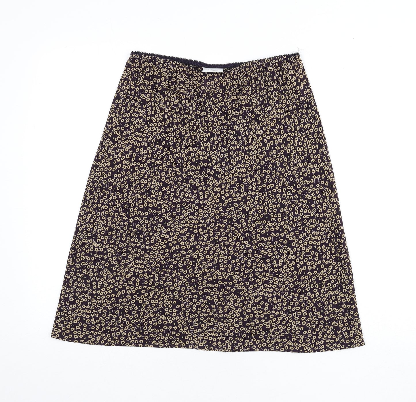 NEXT Womens Multicoloured Floral Polyester A-Line Skirt Size 10