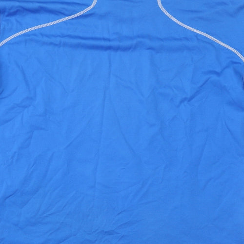 Helly Hansen Boys Blue Polyester Basic T-Shirt Size L Round Neck Pullover - Training