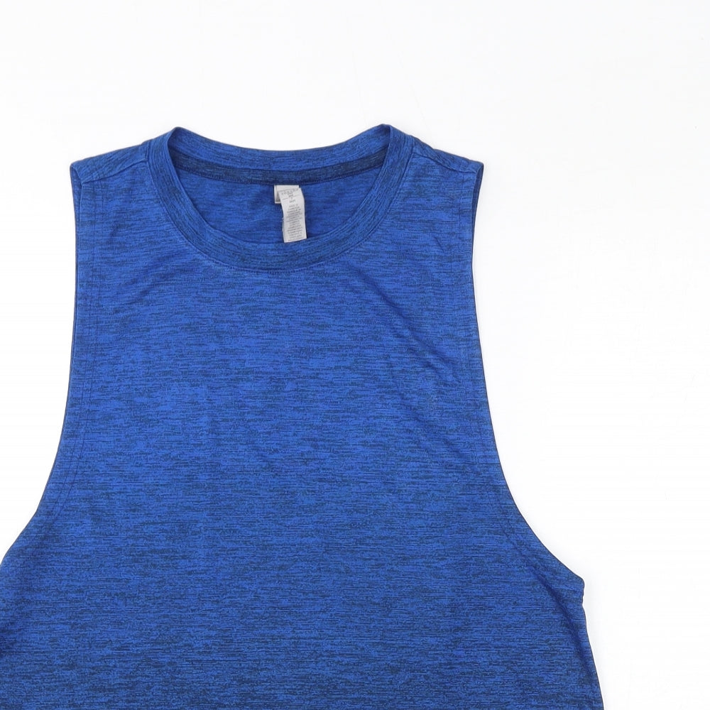 adidas Womens Blue Polyester Basic Tank Size 12 Round Neck Pullover - Size 12-14, Climate, Gradient