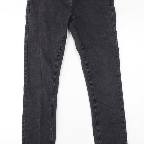 Denim & Co. Womens Black Cotton Skinny Jeans Size 10 L30 in Regular Zip