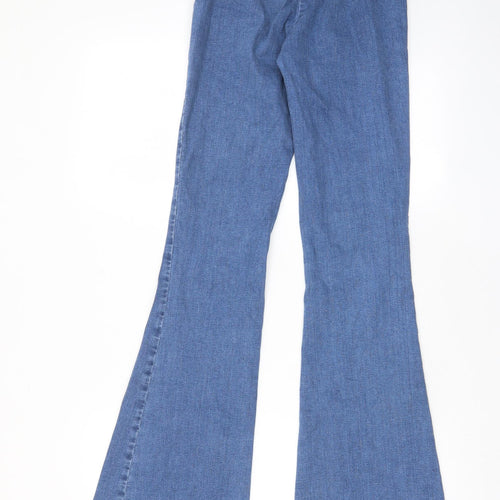 BDG Womens Blue Cotton Flared Jeans Size 26 in L32 in Regular Zip - Belt Loops