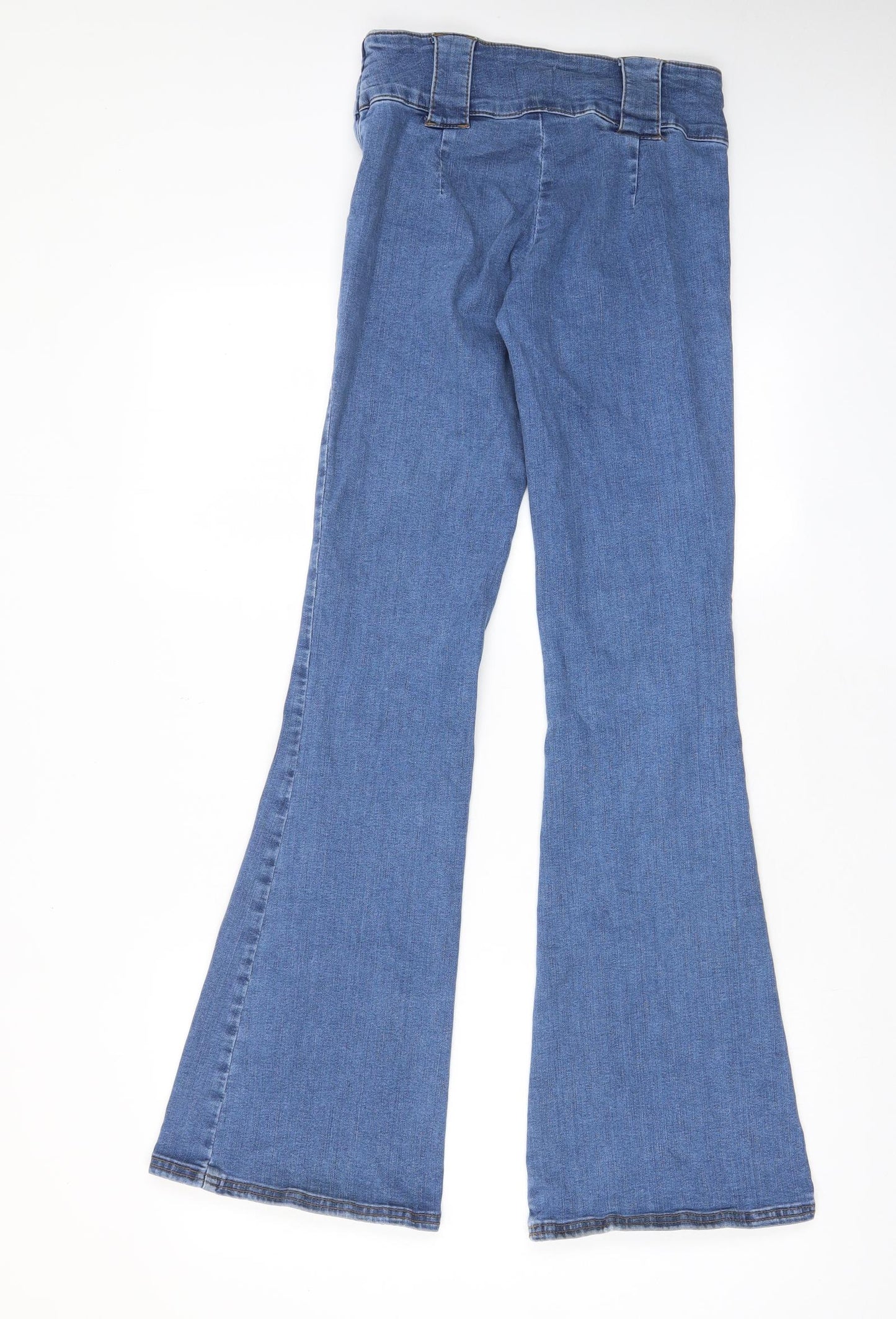 BDG Womens Blue Cotton Flared Jeans Size 26 in L32 in Regular Zip - Belt Loops