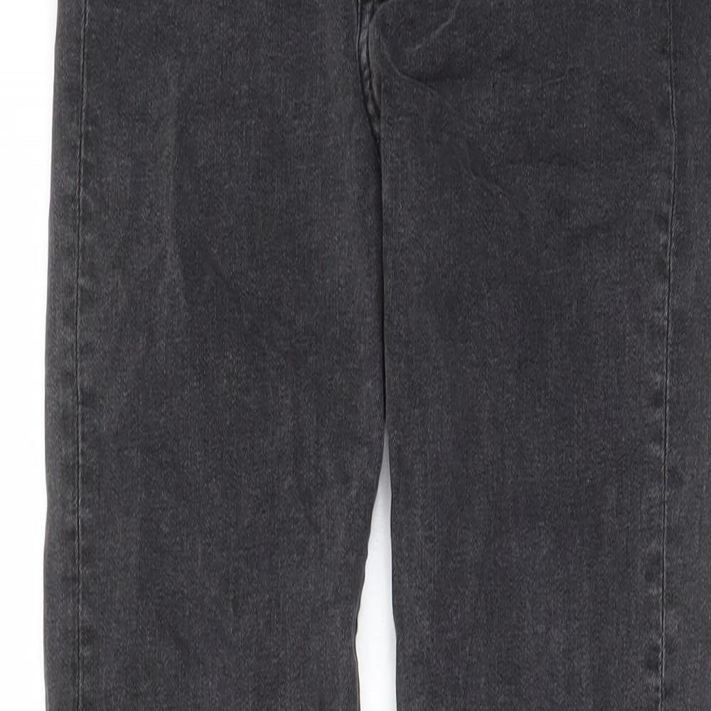 Weekday Womens Grey Cotton Skinny Jeans Size 26 in L32 in Regular Zip - Pockets