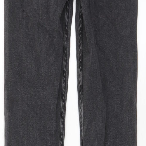 Weekday Womens Grey Cotton Skinny Jeans Size 26 in L32 in Regular Zip - Pockets