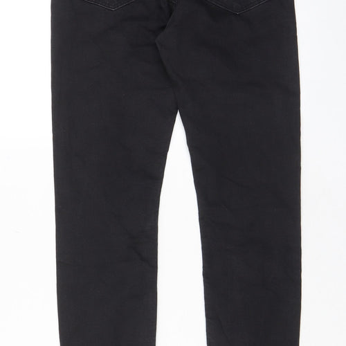 Weekday Womens Black Cotton Skinny Jeans Size 27 in L28 in Regular Zip - Pockets