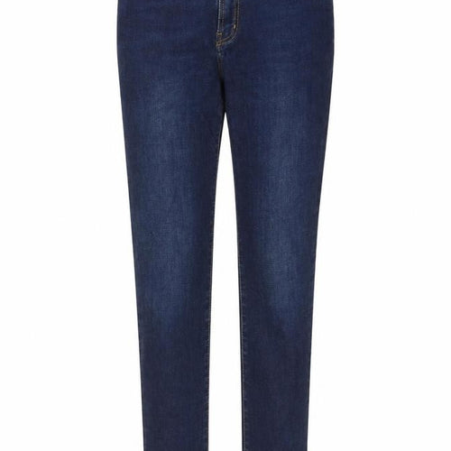 Outlander Womens Blue Cotton Straight Jeans Size 12 L28 in Regular Zip - Pockets