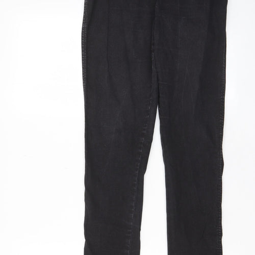 Denim & Co. Womens Black Cotton Skinny Jeans Size 14 L30 in Regular - Elastic waist