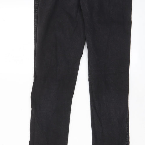 Denim & Co. Womens Black Cotton Skinny Jeans Size 14 L30 in Regular - Elastic waist