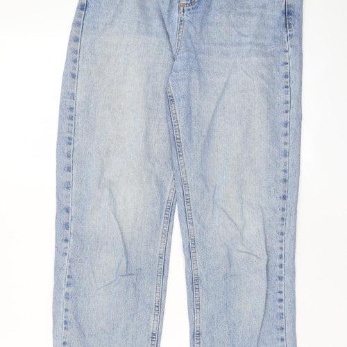 BDG Womens Blue Cotton Straight Jeans Size 26 L32 in Regular Zip - Pockets, Belt Loops