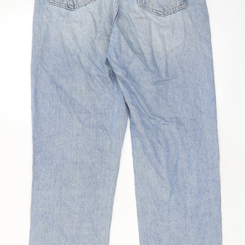 BDG Womens Blue Cotton Straight Jeans Size 26 L32 in Regular Zip - Pockets, Belt Loops