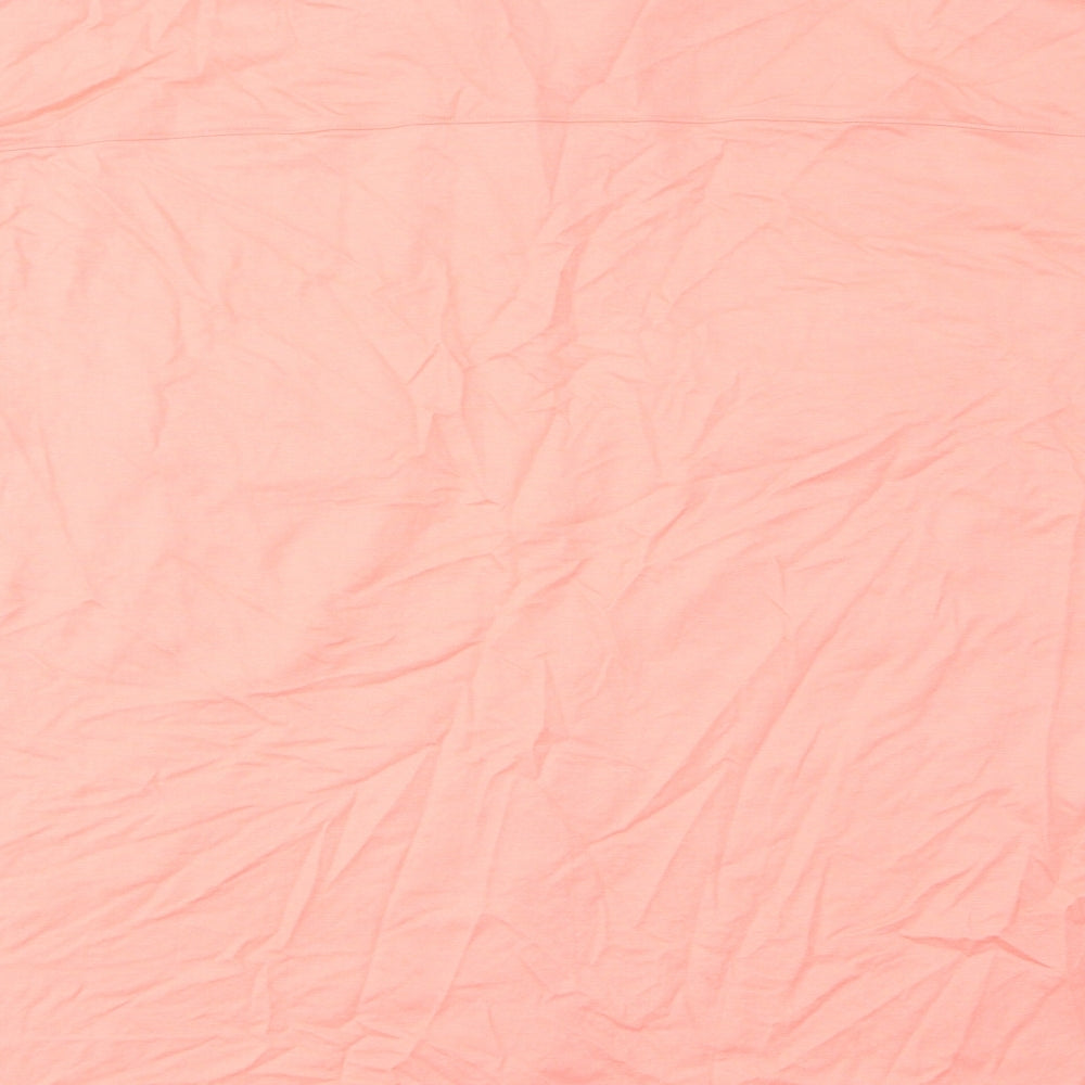 Marks and Spencer Womens Pink Viscose Basic Button-Up Size 22 Collared - Pocket