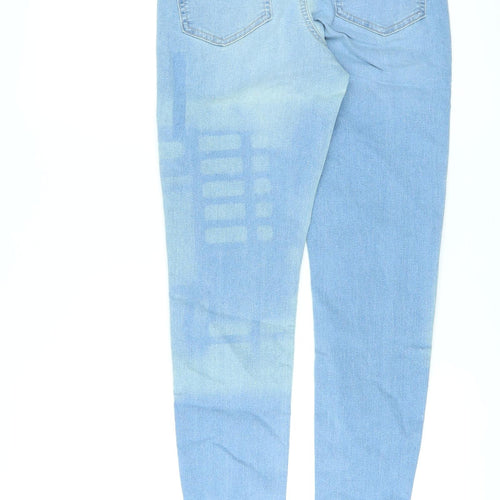 Marks and Spencer Womens Blue Cotton Jegging Jeans Size 10 L27 in Regular
