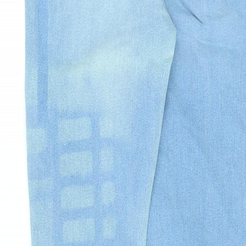 Marks and Spencer Womens Blue Cotton Jegging Jeans Size 10 L27 in Regular