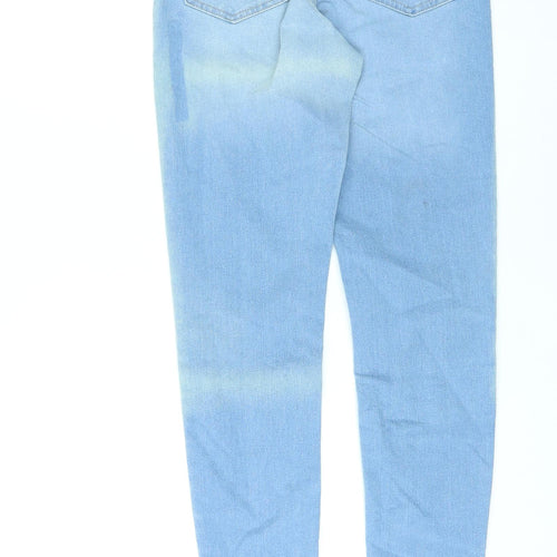 Marks and Spencer Womens Blue Cotton Jegging Jeans Size 10 L26 in Regular