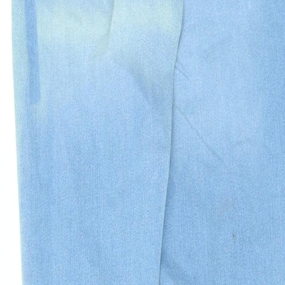 Marks and Spencer Womens Blue Cotton Jegging Jeans Size 10 L26 in Regular