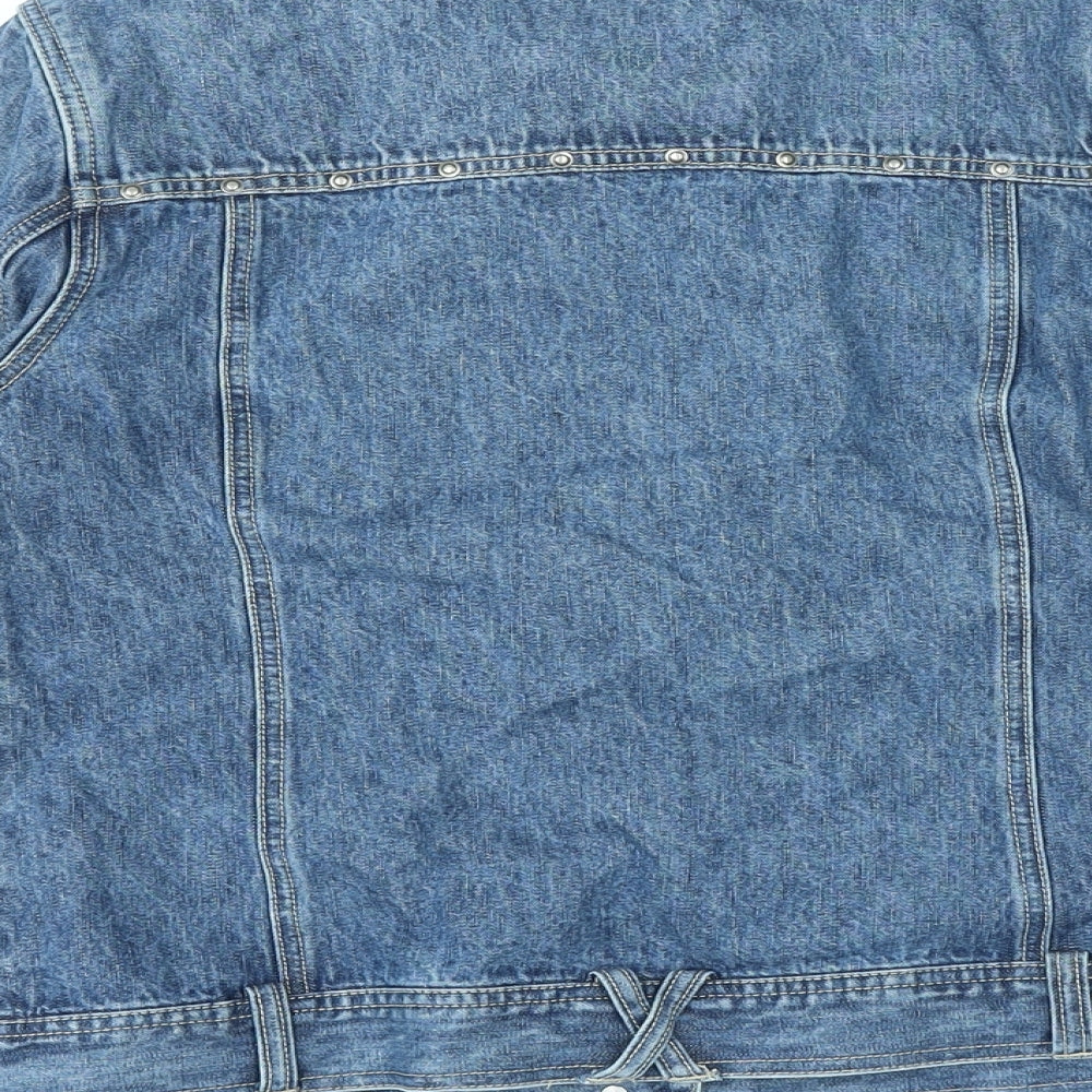 Billabong Womens Blue Jacket Size M Button