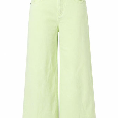 ASOS Womens Green Cotton Bootcut Jeans Size 25 in L21 in Regular Zip