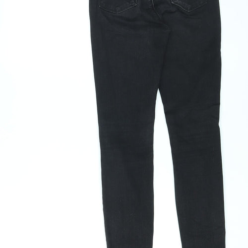 J Brand Womens Black Cotton Skinny Jeans Size 25 in L29 in Regular Zip