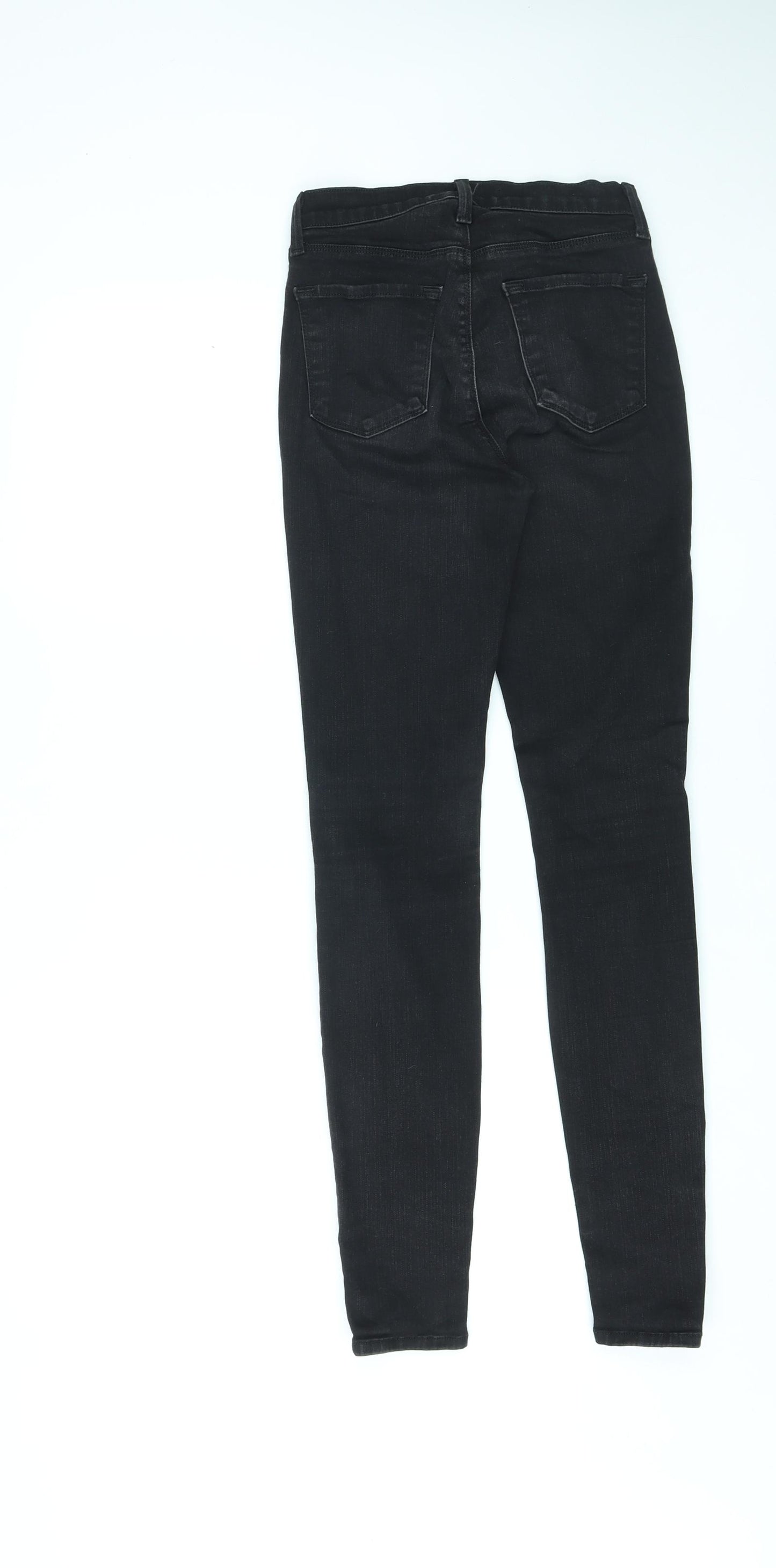 J Brand Womens Black Cotton Skinny Jeans Size 25 in L29 in Regular Zip