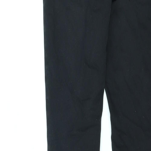 Denim & Co. Womens Black Cotton Skinny Jeans Size 6 L26 in Regular Zip