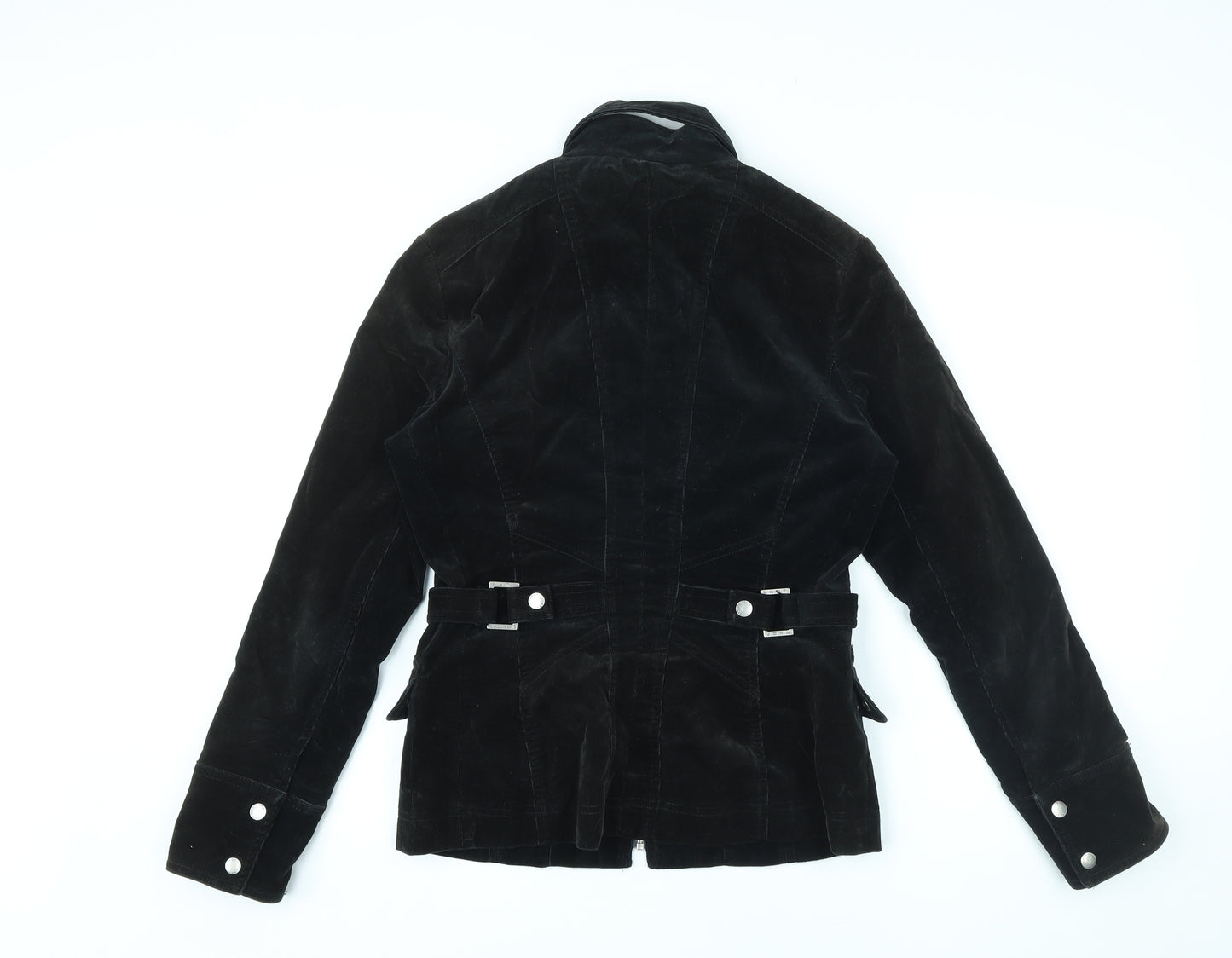 John by John Richmond Womens Black Jacket Size 14 Zip