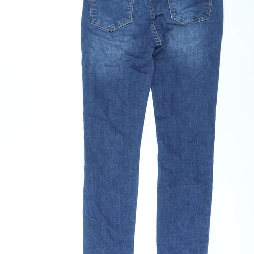 Chou Chou Womens Blue Cotton Skinny Jeans Size M L26 in Regular Zip
