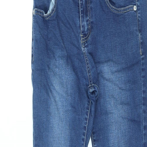 Chou Chou Womens Blue Cotton Skinny Jeans Size M L26 in Regular Zip
