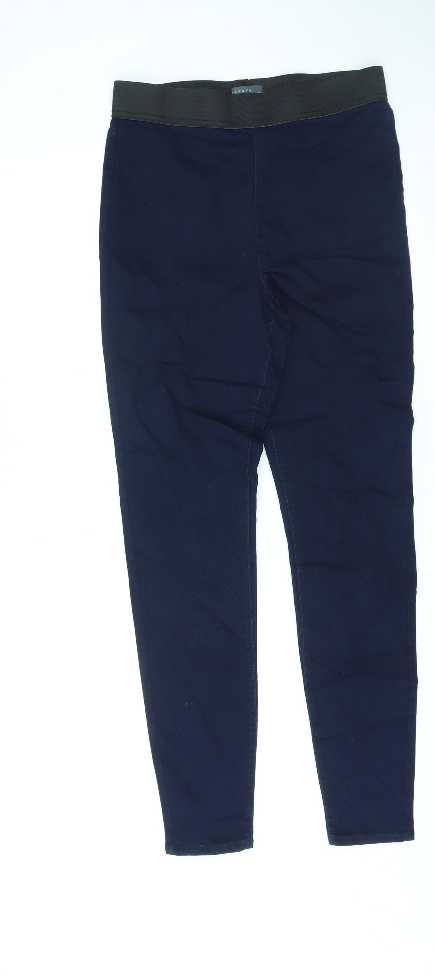 Papaya Womens Blue Cotton Jegging Jeans Size 10 L29 in Regular