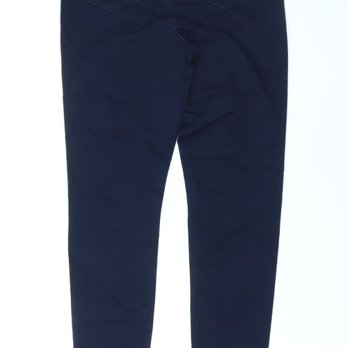 Papaya Womens Blue Cotton Jegging Jeans Size 10 L29 in Regular