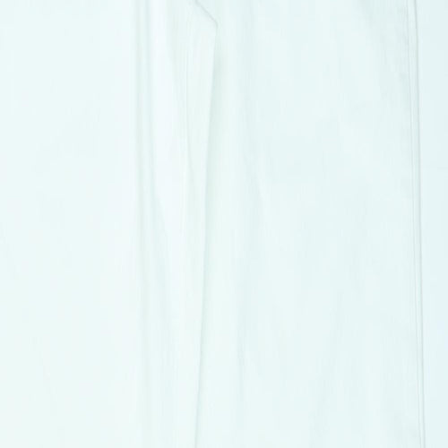 NYDJ Womens White Cotton Straight Jeans Size 6 L31 in Regular Zip