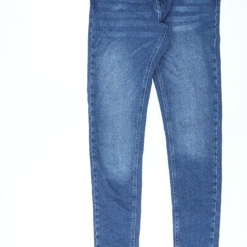 Miracle of Denim Womens Blue Cotton Skinny Jeans Size 29 in L30 in Regular Zip