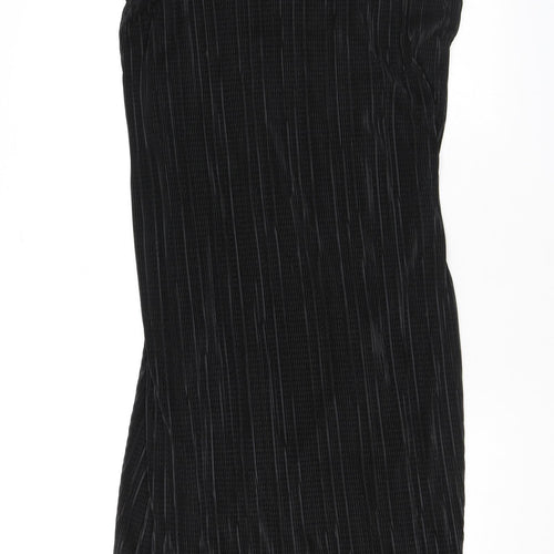 Therapy Womens Black Polyester Tank Dress Size 12 Scoop Neck Pullover